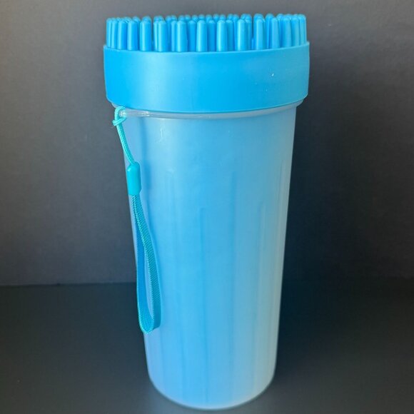 Dog Paw Cleaner Cup Kit Large With Silicone Bristles & Microfiber Towels For Dir - Picture 4 of 9